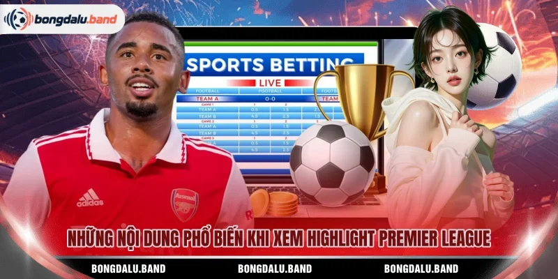 Những nội dung phổ biến khi xem highlight Premier League