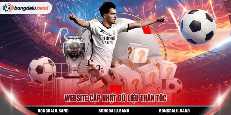 Website cập nhật dữ liệu thần tốc